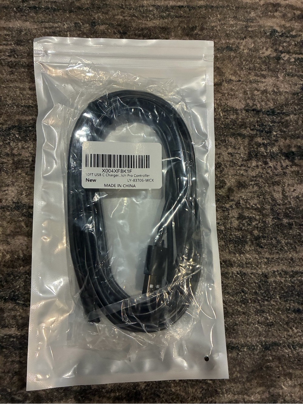 USB-C Charging Cable - Black